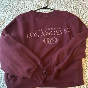 Maroon crewneck